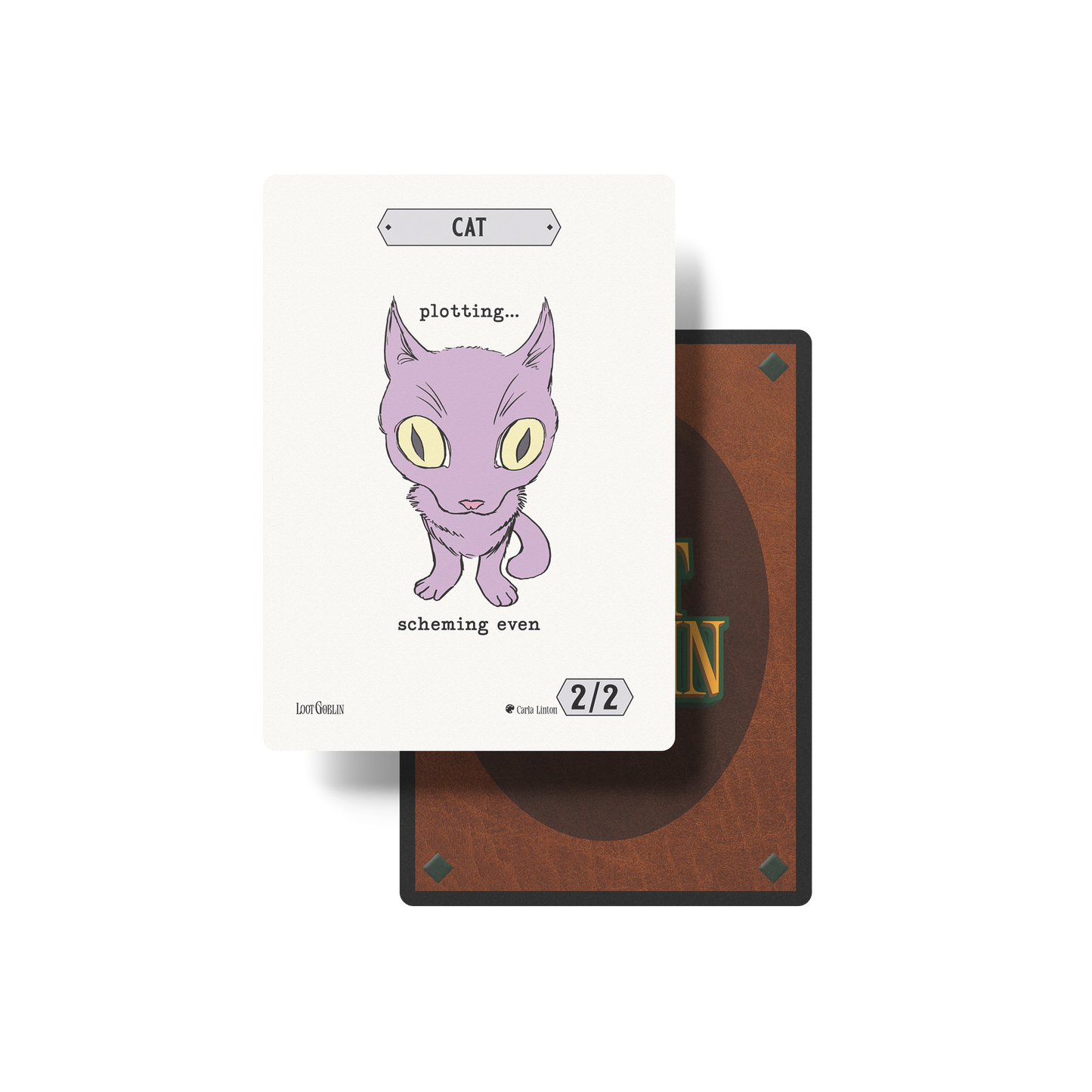 Cat 2/2 "Plotting" Token