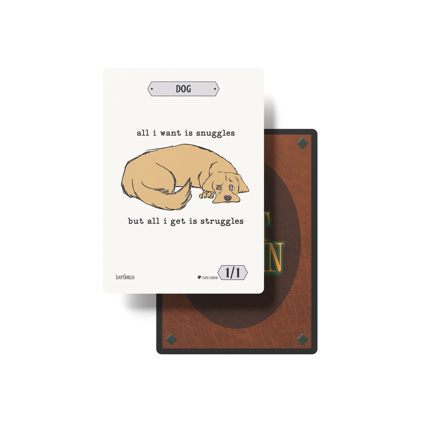 Dog 1/1 "Snuggles" Token