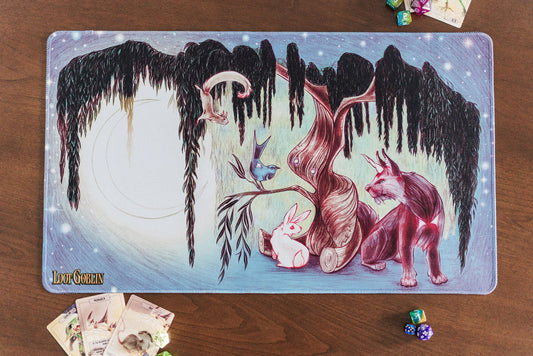 Forest Night - Stitched Edge Premium Mat