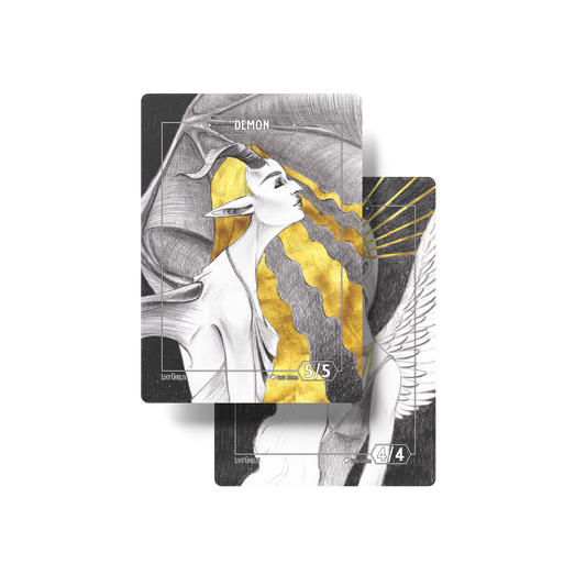 Angel/Demon Double Sided Foil Token