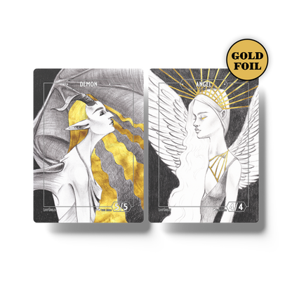 Angel/Demon Double Sided Foil Token