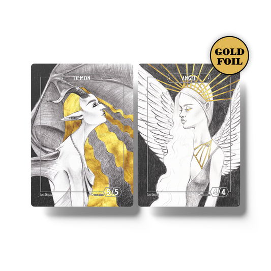 Angel/Demon Double Sided Foil Token