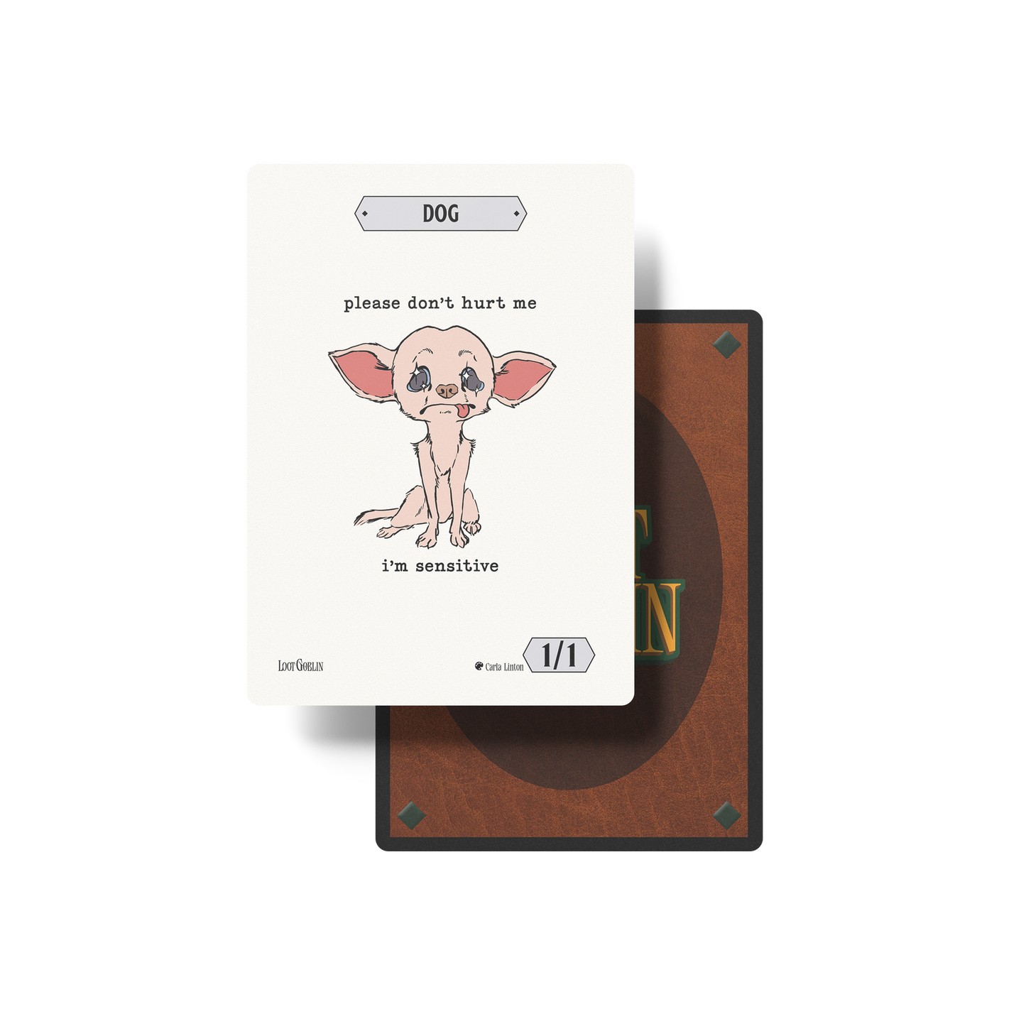 Dog 1/1 "I'm Sensitive" Token