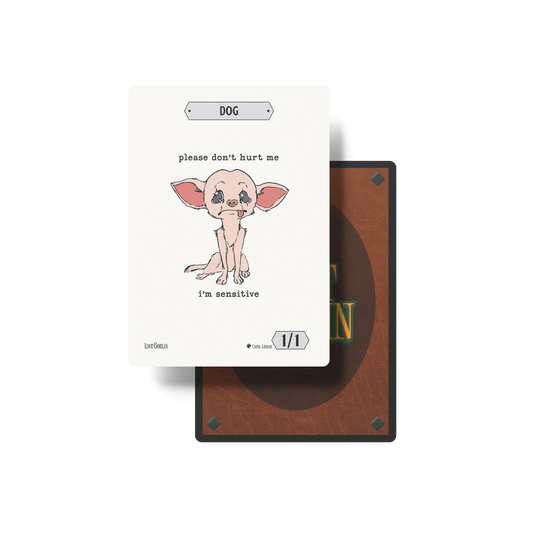 Dog 1/1 "I'm Sensitive" Token