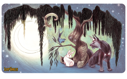 Forest Night - Stitched Edge Premium Mat